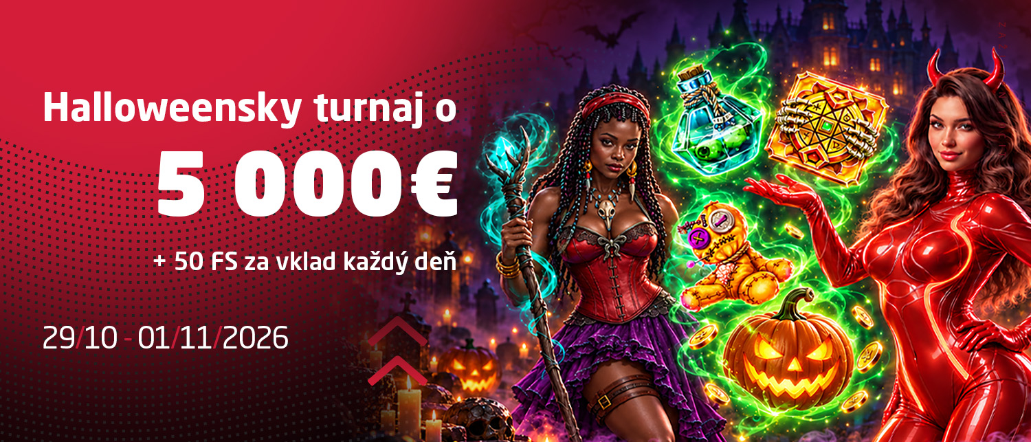 Halloweensky turnaj o 5000 € trvá až do začiatku novembra